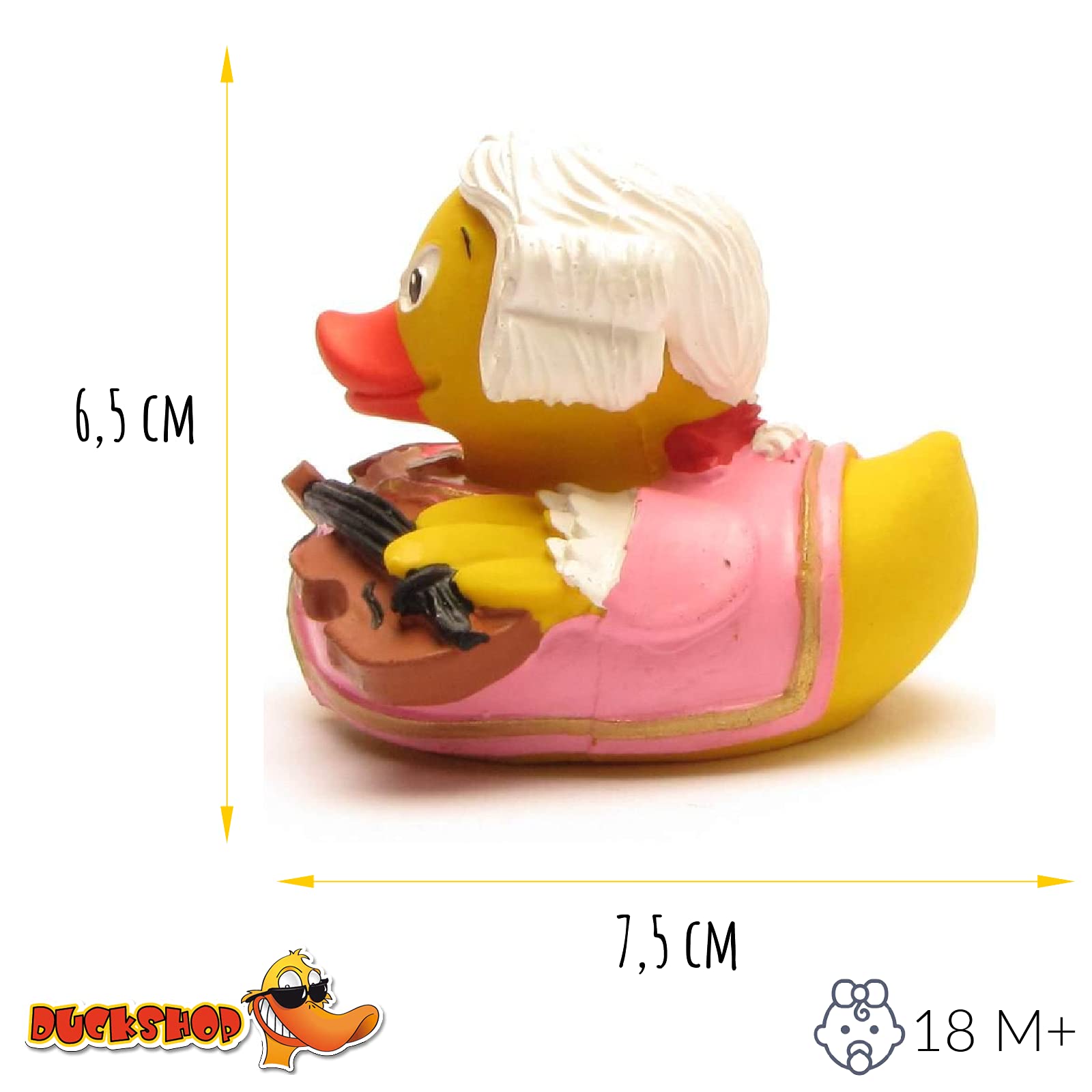 Amazon.co.jp: Rubber Duck Mozart in Pink - ゴム製のアヒル : おもちゃ